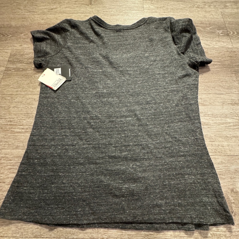 New Era LAFC Shirt Womens XL Gray Cotton Blend V-Neck MLS Soccer Fan Gameday Tee - Picture 4 of 7